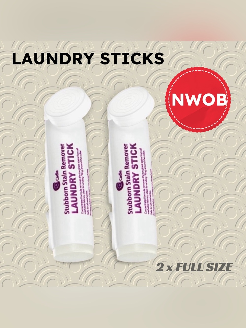 🇺🇸🆕NWOB | Useful 2x Stubborn Stain Remover Laundry Stick